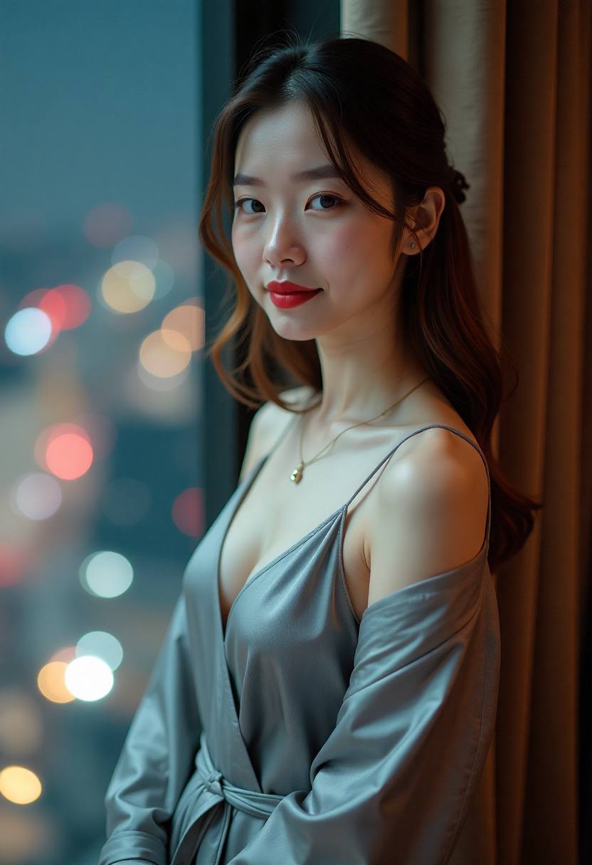 夜航归来，城市灯火中的重逢